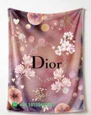 Dior Throw Blankets